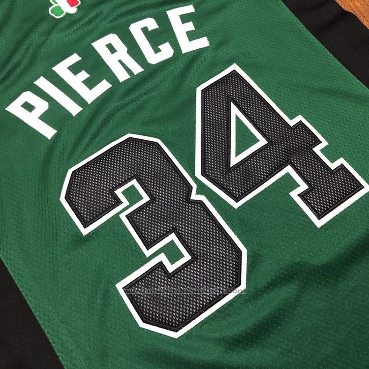 Maillot Boston Celtics Paul Pierce #34 Hardwood Classics Throwback 2007-08 Vert